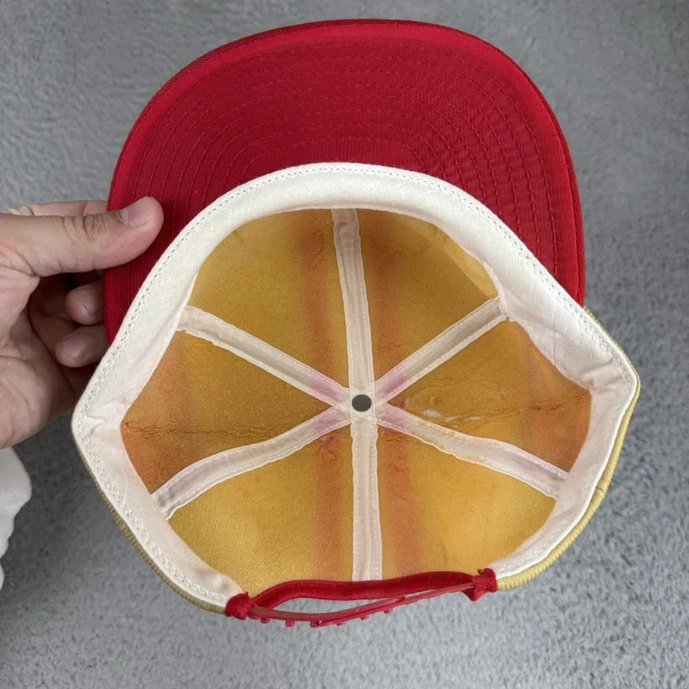 San Francisco 49ers Helmet Hat Snapback by Louisville Mfg NFL Vintage 70s 80s‎